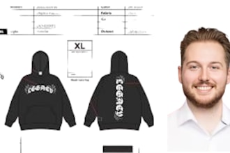 create fashion tech pack and clothing tech pack design