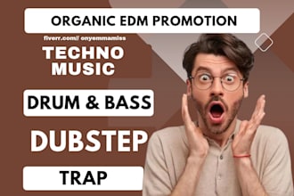 viral your edm music, techno, dubstep, trap, drum and bass to playlist curators
