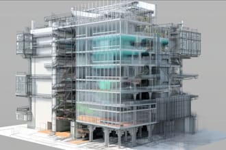 create architectural bim models, revit 3d modeling and architectural drawing