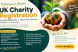 register UK charity, canada nonprofit, 501c3 tax exempt, charity commission