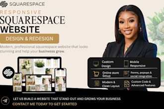 design a squarespace website for coaches and consultants