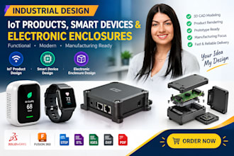 industrial design iot products, smart device and electronic enclosure