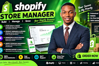 do shopify manager, shopify pod store manager, and cro shopify virtual assistant