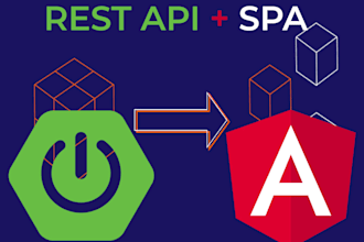 develop a java spring boot and angular application