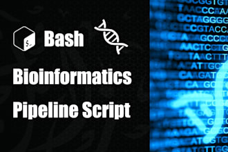 write bash scripts for bioinformatics pipeline