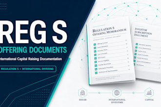 draft reg s offering documents for international capital raising