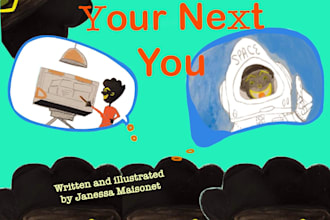 create hand drawn and hand painted childrens book illustrations