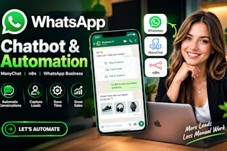 whatsapp chatbot, whatsapp automation manychat whatsapp bot n8n whatsapp chatbot