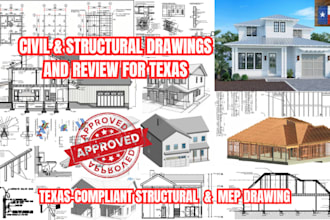 provide texas residential structural plans, calculations and engineering support