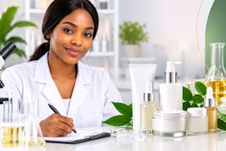 formulate creams, serums, lotions and skincare products