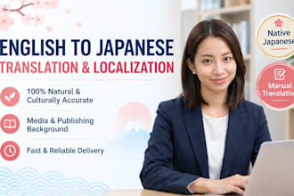 translate or localize english to natural japanese