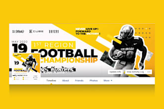 design facebook banner, youtube banner and linkedin banner