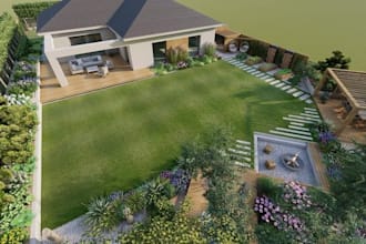design your backyard landscape, garden, patio and pool
