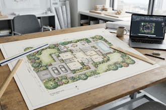 create professional site plans and landscape layouts