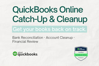 do quickbooks online catch up and cleanup bookkeeping