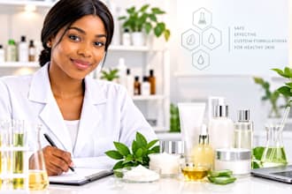 formulate professional skincare products for your cosmetic brand