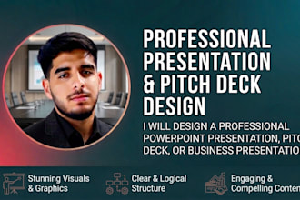 create pitch deck or business presentation