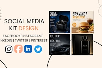 design social media kit kit influencer rate card clickable PDF canva press kit