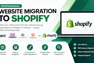 do website migration wix woocommerce squarespace magento to shopify store expert