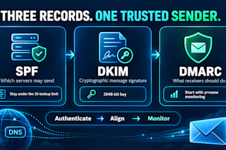 fix your email deliverability with spf, dkim and dmarc setup