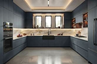do kitchen cabinets, walk in closets, and wardrobe layouts with 3d rendering