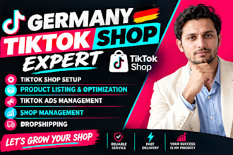 setup germany tiktok shop germany tiktok ads manage germany tiktok shop dropship