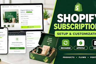 setup shopify subscription store with bold recharge loop subi recurringo appstle