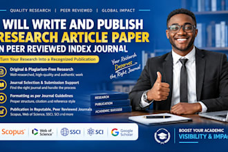 write and publish research article paper in peer reviewed index journal