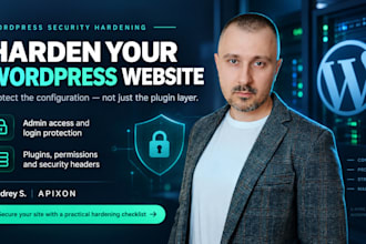 harden and secure your wordpress website against hackers