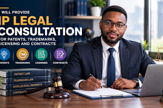 provide IP legal consultation for patents, trademarks licensing and contracts