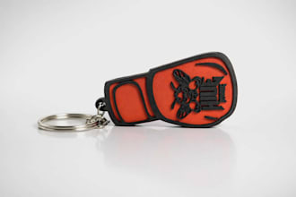 design custom 3d keychains