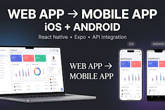 convert your web app into a mobile app for ios and android