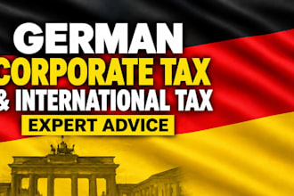 provide expert german corporate tax and international tax advice