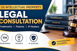 provide trademark, patent, intellectual property and IP legal consultation