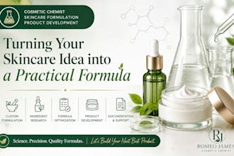 be yr cosmetic chemist skincare formulation product development cosmetic formula