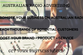 advertise your business to 1000s on australia radio