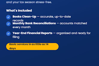 do bookkeeping services and financial analysis
