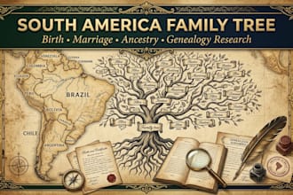 research your south american family tree and genealogy records