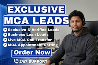 generate qualified mca live transfer leads for your funding business