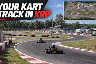 recreate your karting circuit as kart racing pro track mod, krp track