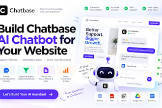 build chatbase integration ai chatbot for website support and lead generation