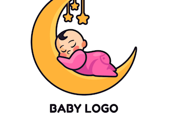 create an adorable logo for kids clothing brands
