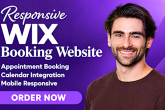 create wix booking website with appointment, calender and online booking
