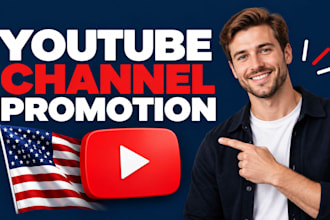 youtube channel promotion, USA video promotion for channel monetization, ytube