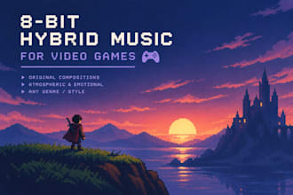compose hybrid 8 bit style music for your rpg video games