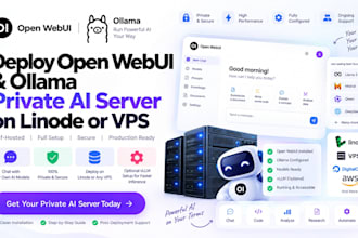 deploy open webui ollama private ai server on linode or vps deploy vllm