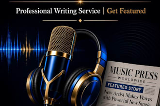 write and distribute your press release or music press release
