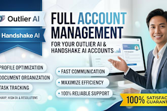 do full account management for your handshake ai and outlier ai account