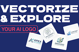 vectorize and explore your ai made logo