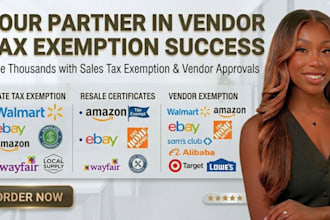 state sales tax exemption, resale certificate, tax exempt on amazon walmart ebay